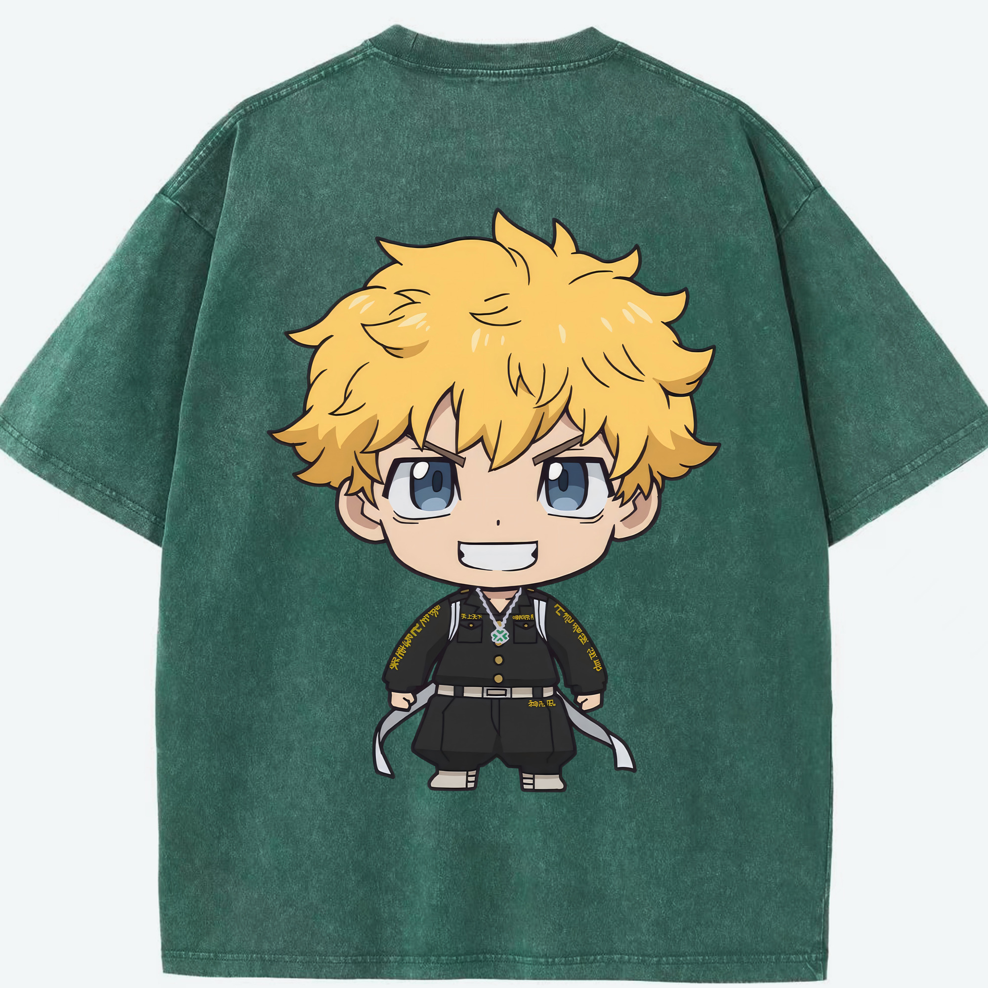 （画像用） 東京リベンジャーズ Tokyo Revengers 綿100% ヴィンテージ風 半袖Tシャツ（背面プリント）